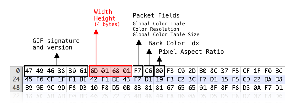 GIF头格式