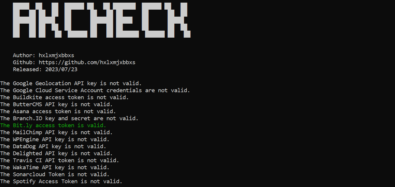 GitHub - hxlxmj/AKcheck: AKcheck by hxlxmj is a compact tool assisting ...