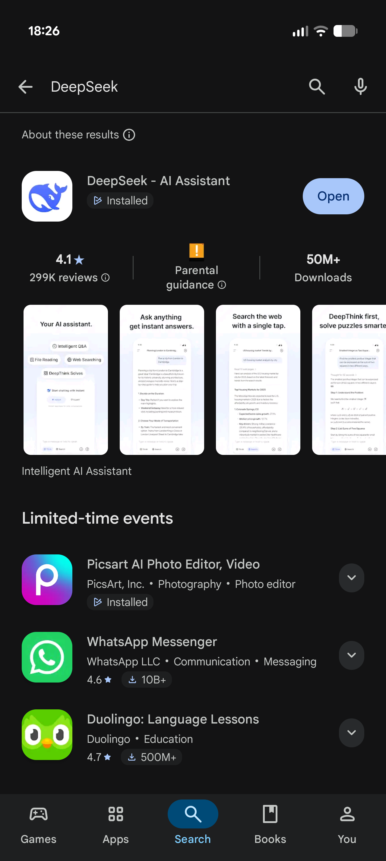 Patched: sponsored app removed