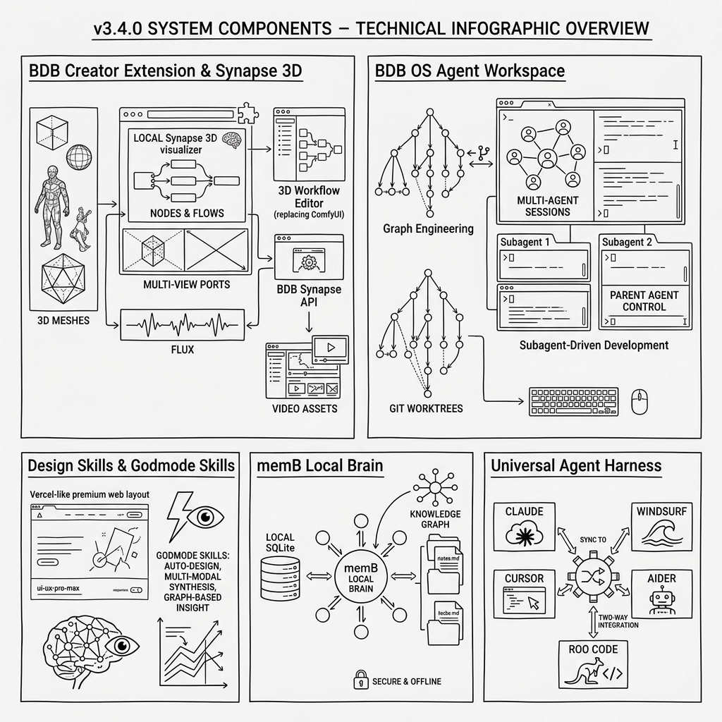BDB Agent OS v3.4.0 Core Tools Overview