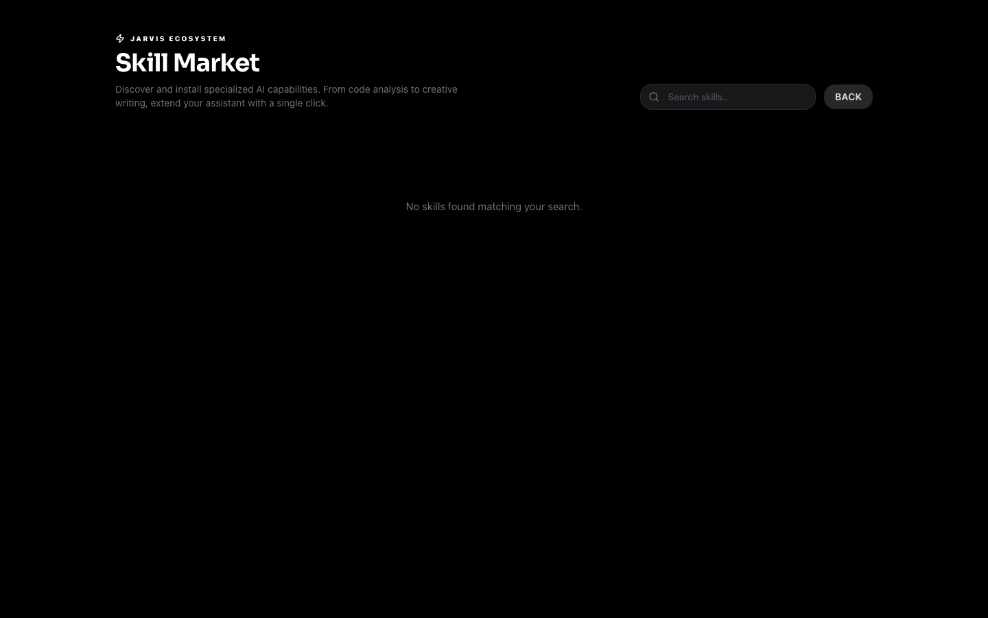 Skill marketplace for extending agent capabilities
