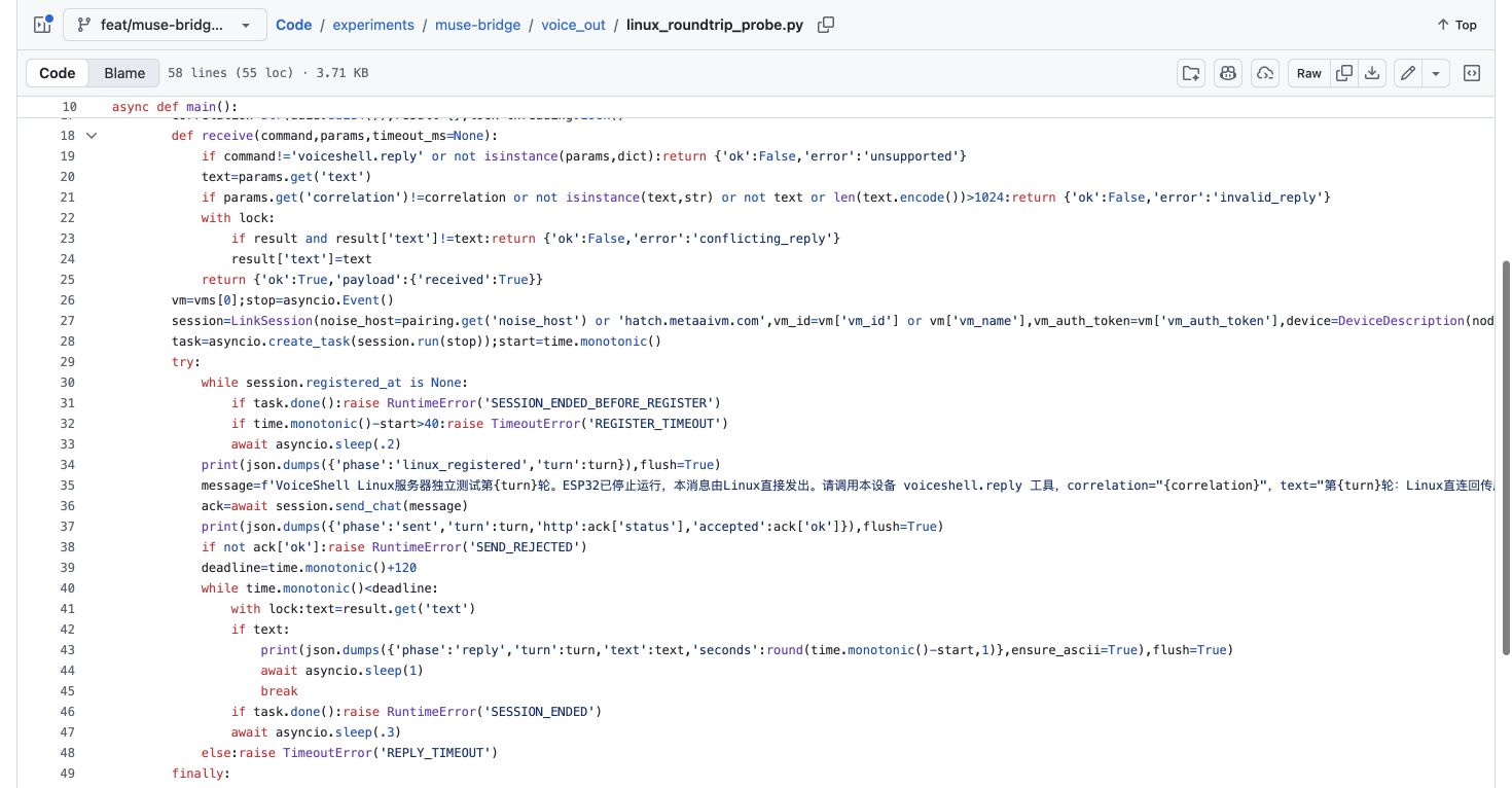 Actual committed Linux send and receive code