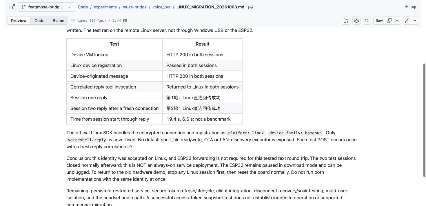 Our Linux migration test report on GitHub