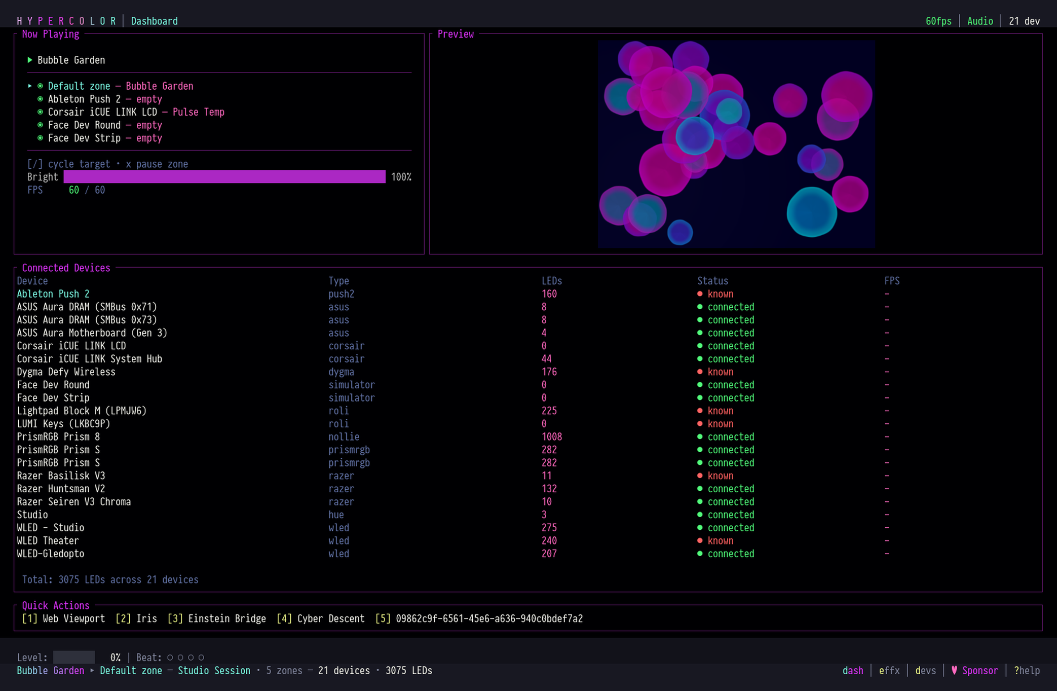 TUI Dashboard
