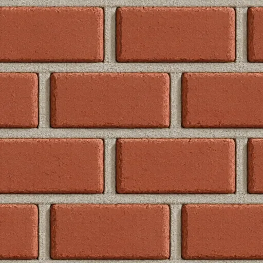 A red brick wall tile