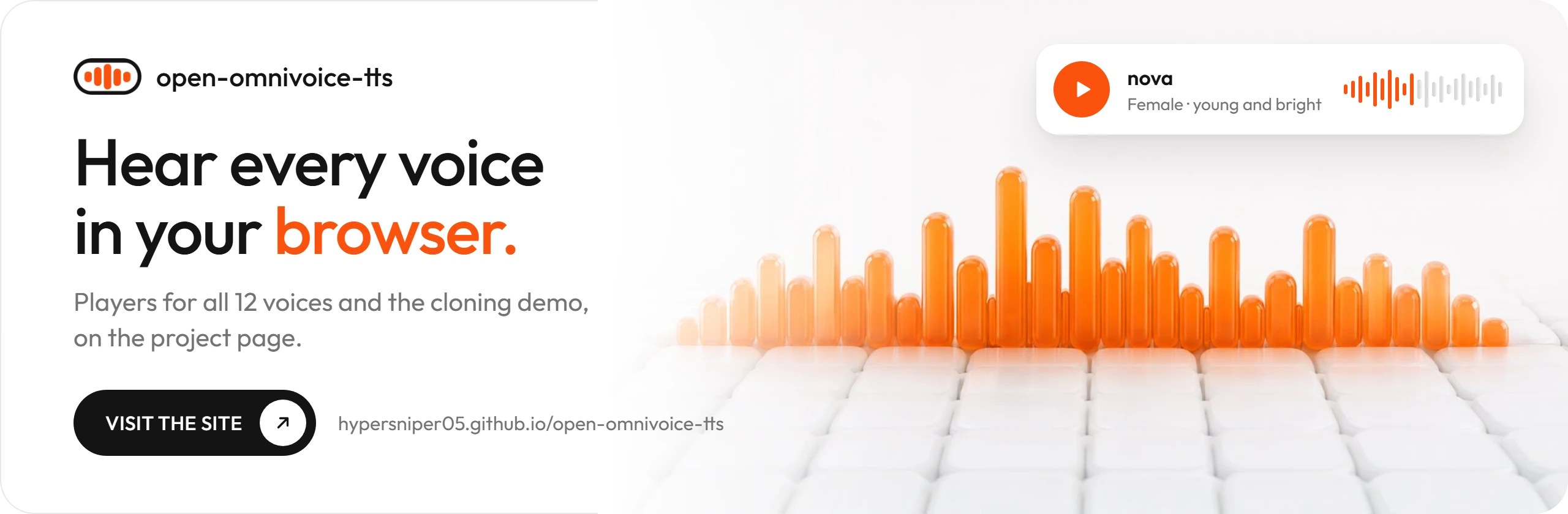Hear every voice in your browser: visit the project page