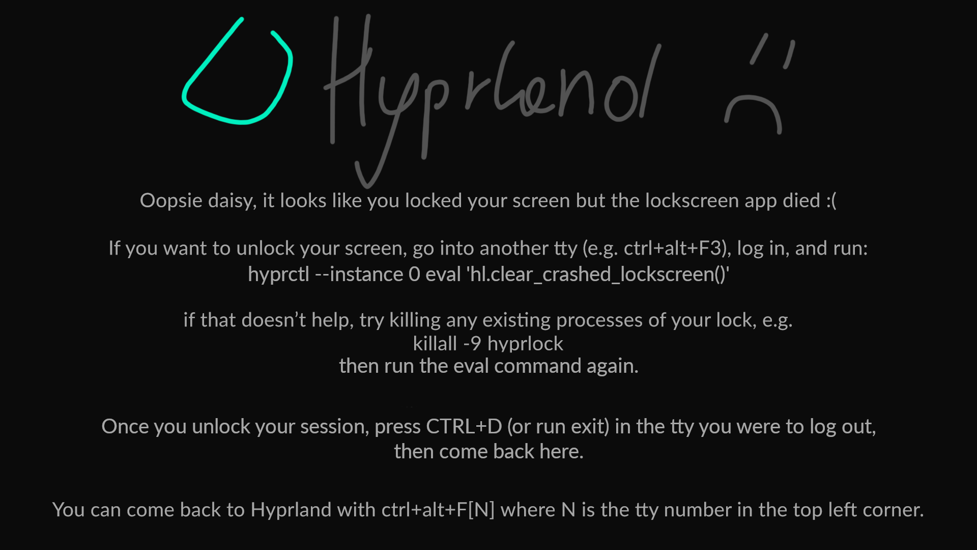 Hyprland lock screen and session assets