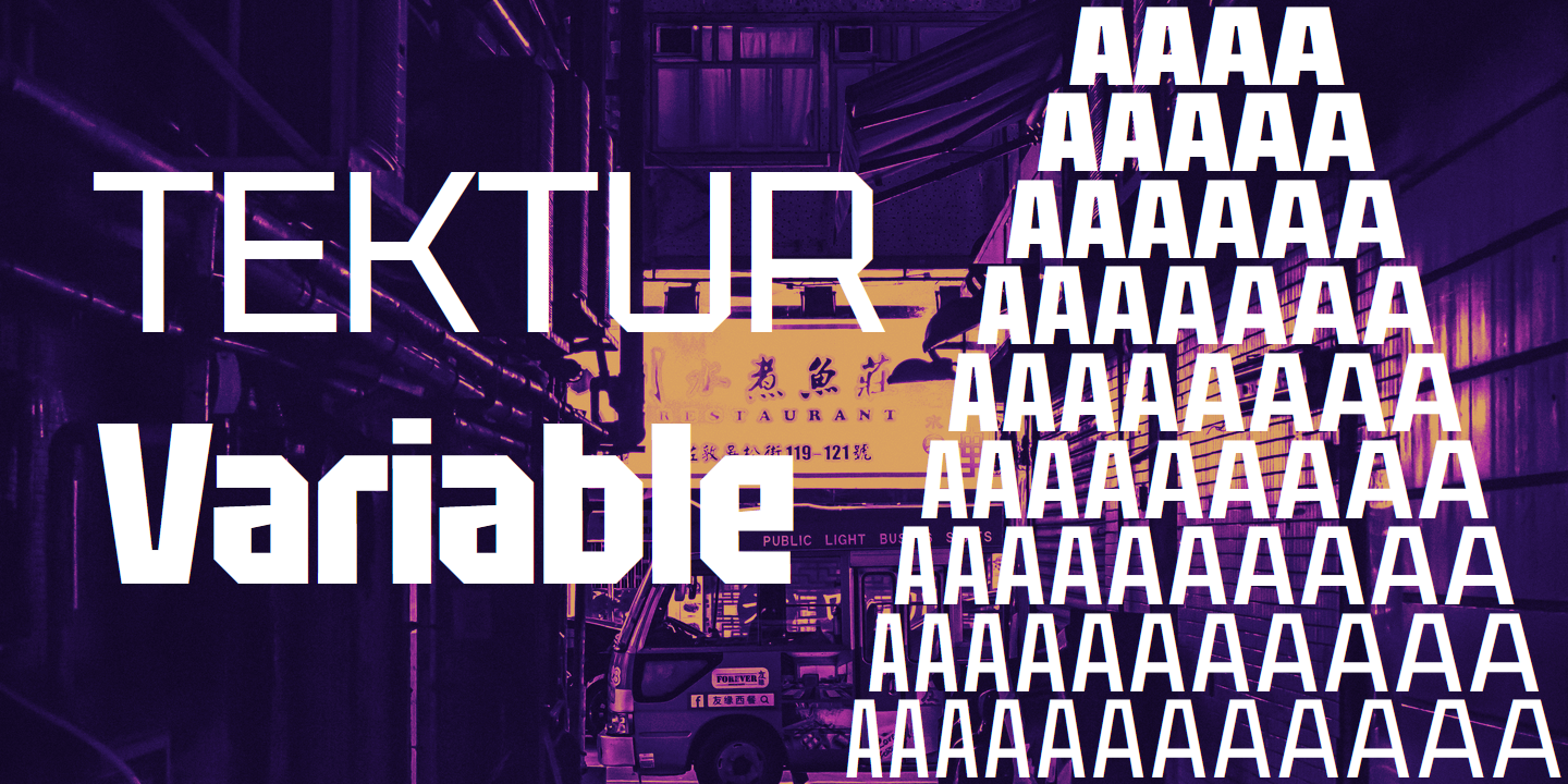 Tektur font