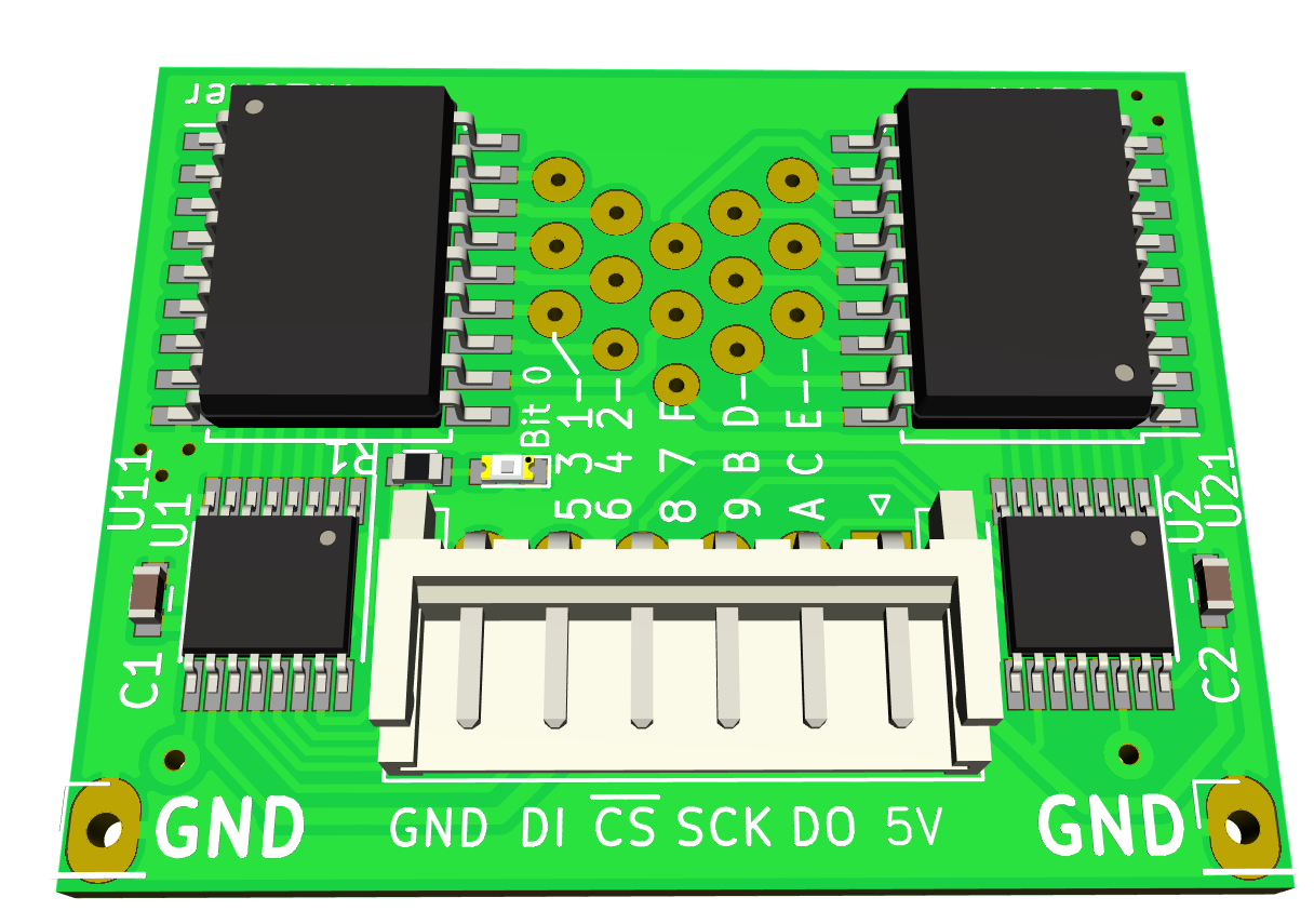 Rendering of coil-driver board