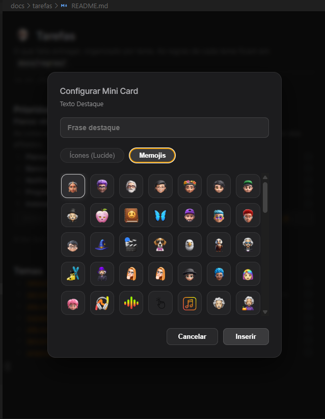 Memoji picker