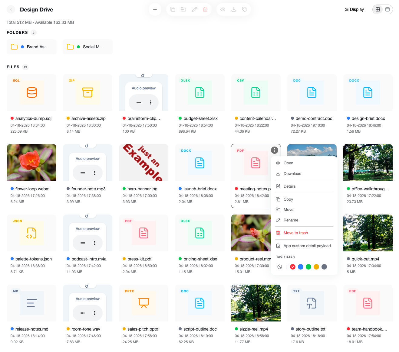 File Explorer Demo