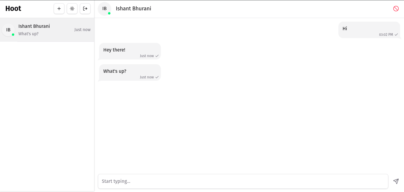 Desktop Chat Light Screenshot