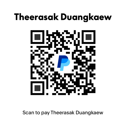 Donate via PayPal — Theerasak Duangkaew