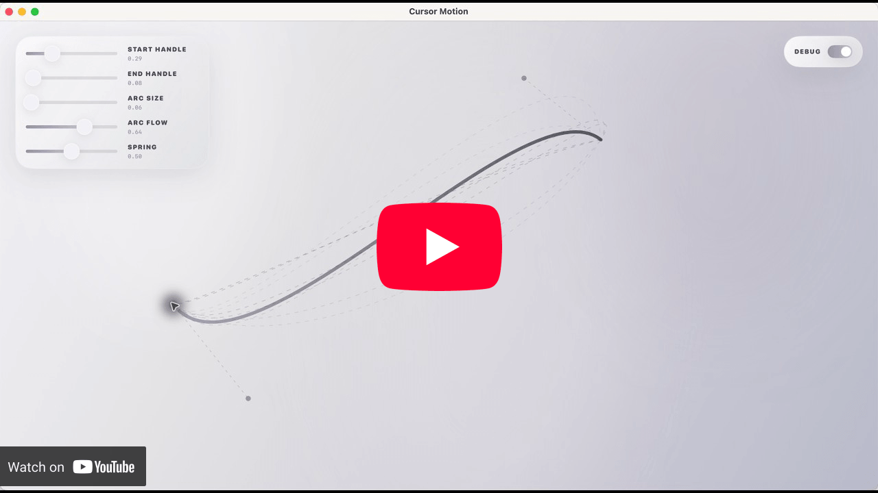 Cursor Motion custom demo cover