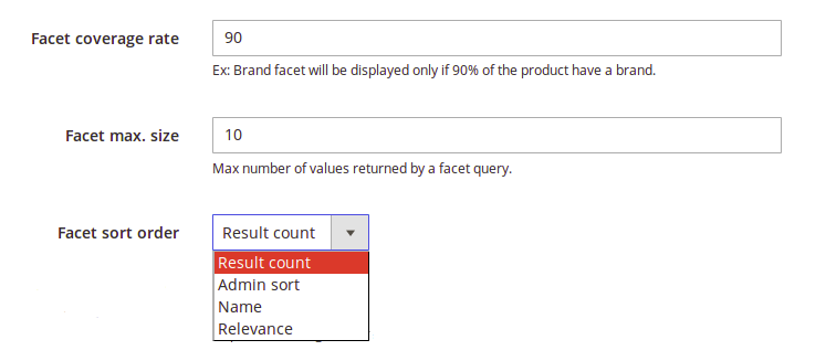 Facet Configuration