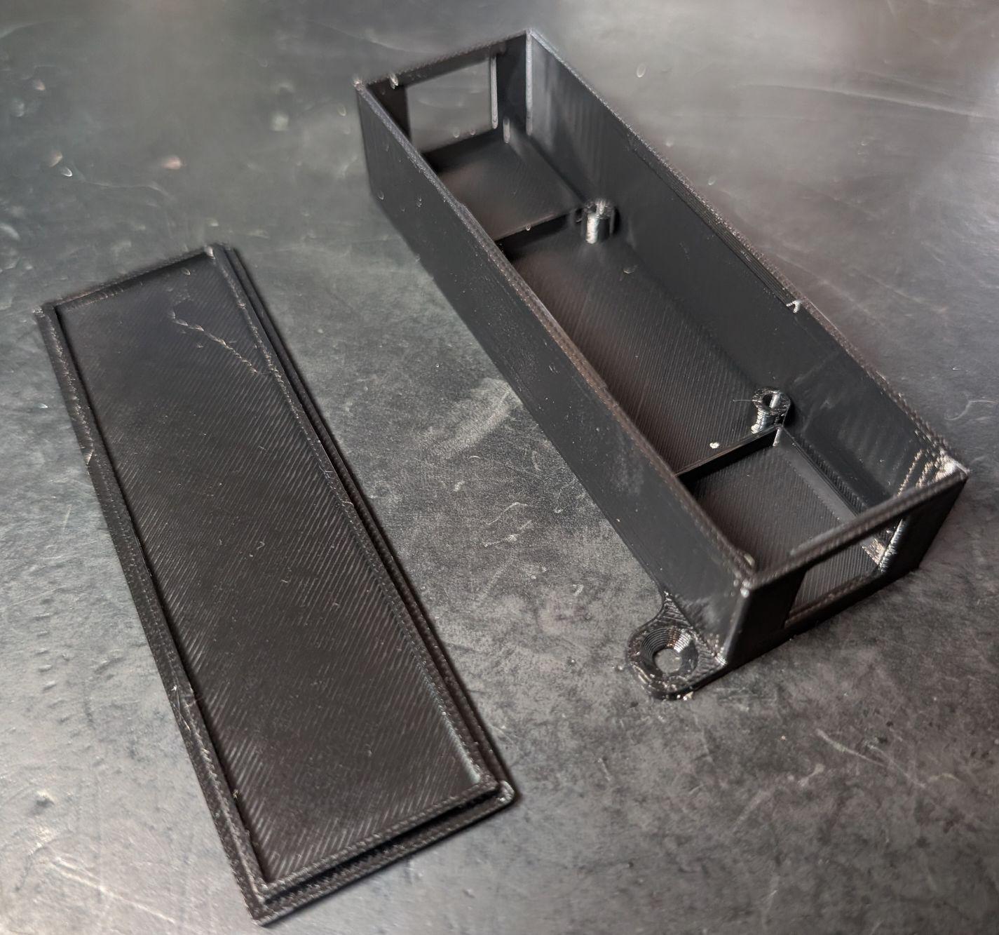 Pass-through enclosure, printed