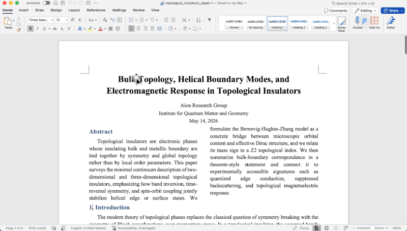 OfficeCLI project proposal (Word)