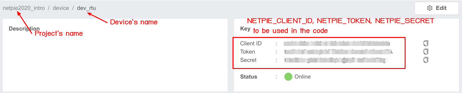 NETPIE-2020 Dashboard