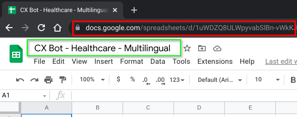 Google Sheets: Name and URL