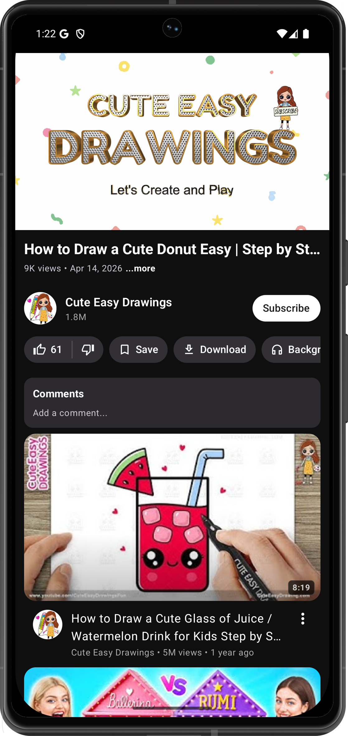 Subscriptions Screen