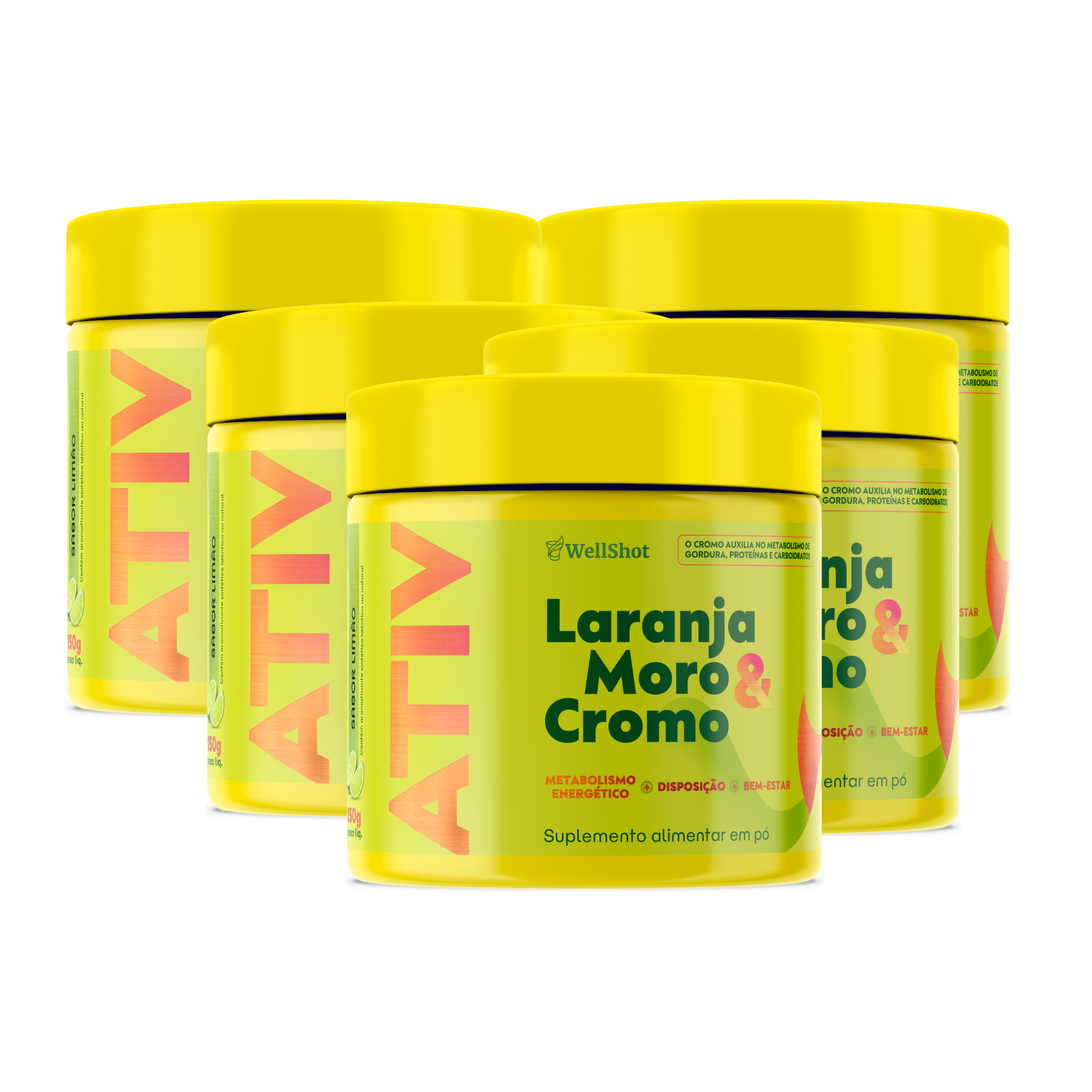 Kit 5 potes de ATIV