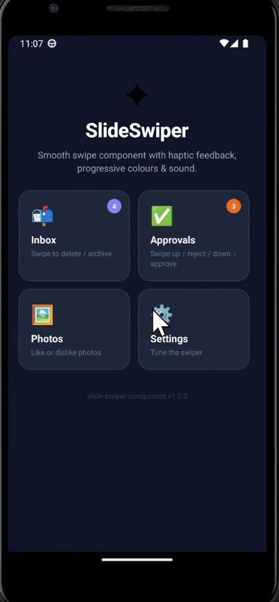 SlideSwiper demo 1