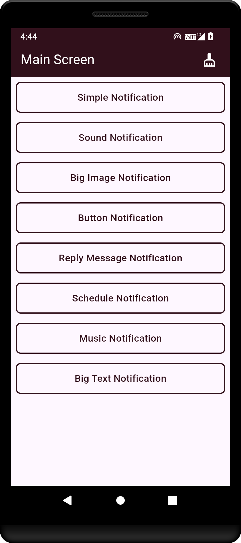 Main Screen