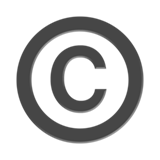 Copyright Sign on Apple