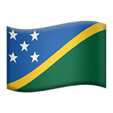 Solomon Islands Flag on Apple