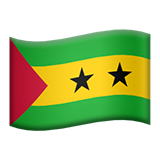 São Tomé & Príncipe Flag on Apple
