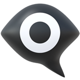 Eye In Speech Bubble on Apple