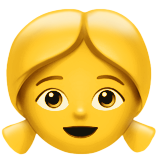 Girl on Apple