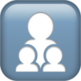 Family: Woman, Girl, Boy on Apple