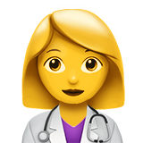 Woman Health Worker on Apple