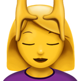 Woman Getting Massage on Apple