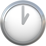 Clock Face One Oclock on Apple