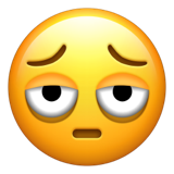 Face With Bags Under Eyes on Apple