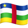 Central African Republic Flag on Facebook