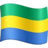 Gabon Flag on Facebook