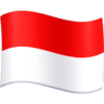 Indonesia Flag on Facebook