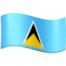 St. Lucia Flag on Facebook
