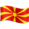 North Macedonia Flag on Facebook