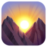 Sunrise Over Mountains on Facebook