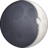 Waxing Crescent Moon Symbol on Facebook