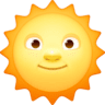 Sun With Face on Facebook
