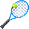 Tennis Racquet And Ball on Facebook