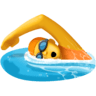 Swimmer on Facebook