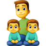 Family: Man, Boy, Boy on Facebook