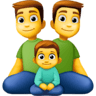 Family: Man, Man, Boy on Facebook