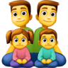 Family: Man, Man, Girl, Boy on Facebook